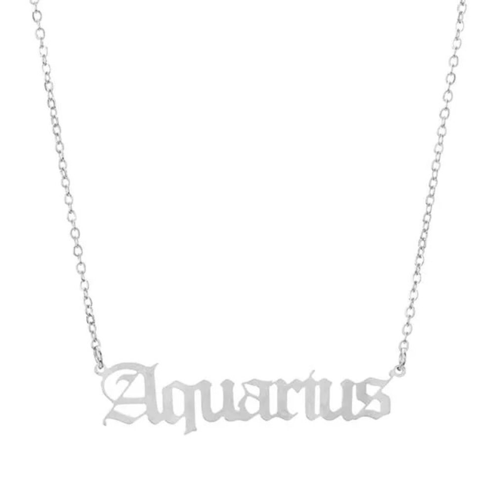 Aquarius Zodiac Anklet